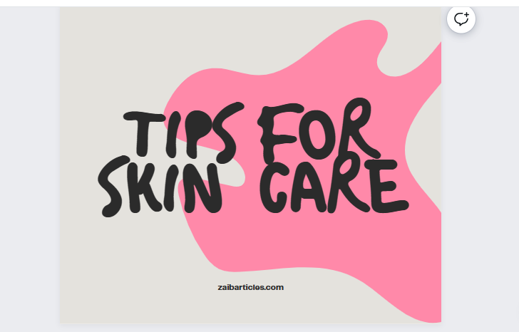 tips for skin care